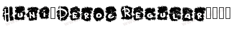 Huni_Deroc Regular字体转换